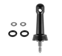 Soporte de carrete de inserción/tornillo para rueda de pesca, balanceadores de carrete de pesca de aluminio con herramienta de modificación de anillos de goma