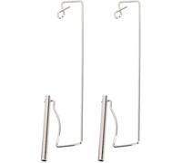 Soporte de carrete único de 2 uds, accesorios de soporte de estante de hilo de coser de aleación de aluminio suministros para máquina de coser Vintage para el hogar