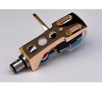 Soporte de cartucho de cabeza chapado en oro rosa, lápiz, aguja, lubricante V2 compatible con Technics SL-1810, SL-3200, SL-3300, SL-3350, SL-5100, SL-5200, SL-5300, SL-5310, SL-5350, fabricado en