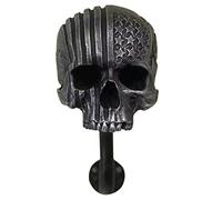 Soporte de Casco de cráneo Montaje en la Pared Motocicleta Rack Casco Soporte de Casco Soporte de Casco de Montaje Muro Soporte Fantasma de la Cabeza para el Casco y la Chaqueta Decoración de la