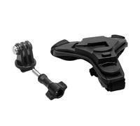 Soporte de casco de liberación rápida para cámaras de acción con conmutación vertical horizontal para cámara de acción de visión en primera persona