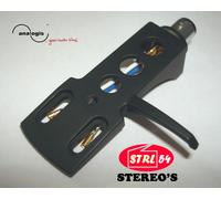 Soporte De Célula Phono Tipo Technics SME Aluminio Negro HS10 Cartucho Headshell