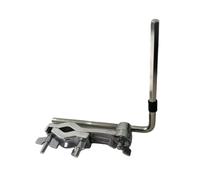 Soporte de cencerro para tambor de percusión, soporte ajustable para montaje de abrazadera de aro hacia arriba o hacia abajo