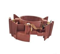 Soporte de cepillo de carbono 1600A005AF, con cepillo de carbono 1617014126 compatible con Bosch GSH 11 E Herramientas eléctricas Pieza de repuesto de construcción de metal para uso profesional en