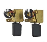 Soporte de cepillo de carbono 1609203V51 compatible con Bosch para enrutador POF1200AE POF1400ACE Material de carbono negro-metal