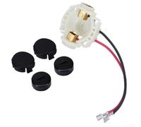 Soporte de cepillo de carbono con tapa de cubiertas compatible con modelos de taladro CB430 BGA450 BGA452 BJS160 BJS161 Número de pieza de repuesto 638921 2 Material plástico y metal