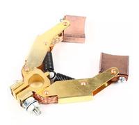 Soporte de cepillo de carbono de cobre en forma de V para máquina de trenzado de alambre, soporte de cepillo de motor CC con diseño de espiga, 12,5 x 32 mm, 400 g