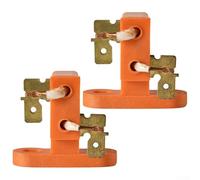 Soporte de cepillo de carbono para generador de 5 a 8 kW para motor eléctrico de 5 KW-8 KW - Paquete de 2, repuesto conductor de cobre con conductividad térmica, compatible con modelos seleccionados
