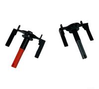 Soporte de cepillo principal de repuesto para Roborock para P20 Ultra Plus G30U - Cubierta de soportes de extremo de alta resistencia negro (un par)