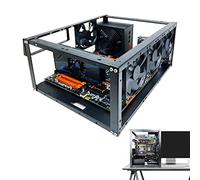 Soporte De Chasis Abierto Apilable, Soporte De Disipación Térmica De Overclocking, Marco de Aluminio Apilable, Marco Abierto Apilable X79 X99, Soporte De Placa Base EATX De Doble Canal Poder