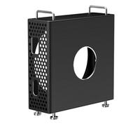 Soporte de Chasis por Computadora de Aleación de Aluminio, Soporte de Casos de Chasis de Aluminio CNC para Mac Mini M4, con Disipación de Calor óptima (Black)