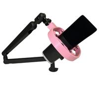 Soporte de choque para micrófono Fifine AM8T, soporte de aislamiento de vibración compatible con brazos de brazo Fifine AM8/AM8T, reduce el ruido de escritorio para transmisión (1/4 pulgadas para