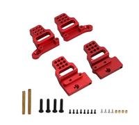 Soporte de choque RC, multi agujeros RC Shock Bracket aleación de aluminio fácil instalación para 1/18 coche RC (rojo)