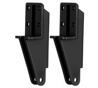 Soporte de cierre de puerta de tormenta, ABS de 4.14 pulgadas, juego de 2 piezas | Piezas de repuesto para poste de puerta | Kit de reparación de soporte de montaje más cercano, bisagra segura para