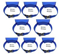 Soporte de cilindro de gas montado en la pared para botellas de 8 pulgadas de diámetro, paquete de 2-10 piezas