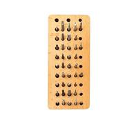Soporte De Cincel,30 Agujeros Organizador Portátil De Madera | Atrapa Y Peluche Soporte De Herramientas De Aprendizaje | para maquinista, carpintería, taller, afición, reparación eléctrica
