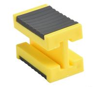 Soporte de cinta de borde para carpintería, herramienta de corte de ABS ligera con alineación ajustable, distribución uniforme de la presión, 3 x 3 x 5 cm y 3 x 3,7 x 5 cm, amarillo (pequeño)