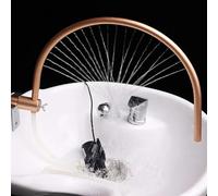 Soporte de circulación de agua, marco de circulación de agua de spa ajustable de 180°, accesorios de cama de champú para terapia de agua, marco de salida de agua, cascada para salones de belleza y uso