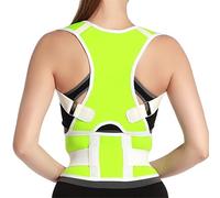 Soporte de clavícula Invisible Corrector Agradezo de la Espalda Solicitación del Cuello de la Espalda Kyphosis para Adultos (Color Negro, tamaño: L Código L)