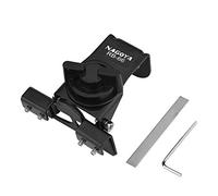 Soporte de clip de antena de vehículo, antena de móvil de acero inoxidable Base de soporte de vehículo para radio de coche Antena de radio de 2 vías de vehículo