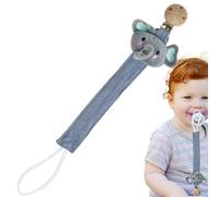 Soporte De Clip De Chupete - Correa De Chóvenes, Cordón Del Pezón | Tether De Forma De Animal, Sujetador De Teher Ajustable, Cadena Anti-perdida Para Caminatas Para Cochecitos, Hora De La Siesta De Gu