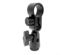 Soporte de clip de micrófono para micrófonos de 22 a 24 mm, soporte de montaje ABS de perfil bajo compatible con soportes de micrófono, abrazadera de montaje de choque para grabación de estudio