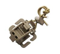 Soporte de clip para linterna - Clip de gancho para cinturón con cierre multiusos para caza | Accesorios de senderismo, equipo de recorte para mochila, pala de ingeniería, Clip para piolet para mochil