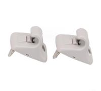 Soporte de clip para visera solar gris compatible con Hyundai i20 Elantra Creta Sonata OE 85235C9000 ABS plástico frontal parte interior del coche