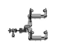 Soporte de coche ajustable de 360 grados para cámaras deportivas, soporte de espejo retrovisor con estabilidad mejorada, soporte ajustable para cámara deportiva