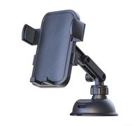 Soporte de coche con giro de 360 grados y succión al vacío para salpicadero o parabrisas y cambio suave vertical a horizontal