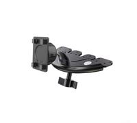 Soporte de coche con ranura para CD, soporte de teléfono de navegación para coche para CarPlay con ángulos ajustables, diseño de perfil bajo