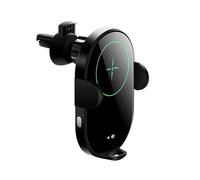 Soporte de coche inalámbrico con cargador de carga rápida, automático, para iPhone y Huawei