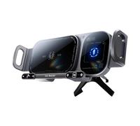 Soporte de coche inalámbrico - Soporte de teléfono de invitación para coche | Air Outlet Handy Mount | Soporte de navegación para doble bobinas de diseño para el teléfono móvil de pantalla recta y