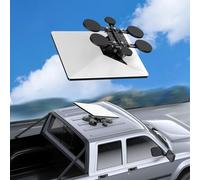 Soporte de Coche Starlink Mini, Ángulo de Inclinación de 20° y 6 Bases Magnéticas, Kit de Montaje Magnético para Colocar y Liberar Rápidamente la Antena Mini de Starlink en RV, Coche, Yate, Camión