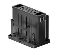 Soporte de cocina genérico - Soporte para tabla de cortar de 12 pulgadas | Soporte de utensilios de ABS para montaje en pared con bandeja escurridor extraíble para hogar, dormitorio, hotel, cafetería