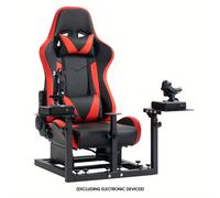 Soporte de Cockpit para de Carreras Minneer Diseñado para , Compatible con Logitech, , X56, X52, G29, y Soportes de Joystick Gaming T248, con Asiento (Joystick y Freno de No Incluidos)