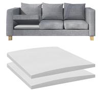 Soporte De Cojín De Sofá Para Asientos Hundido, 27.5x27.5 Pulgadas Tabla De Soporte Curva De Cojín De Sofá, Soportes De Espuma De Alta Densidad Para Debajo De Los Cojines Del Sofás, Blanco - 2 Piezas