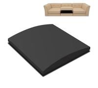 Soporte De Cojínes De Muebles De 23,6" x 23,6", Tablero De Soporte De Cojín De Sofá Negro Para Asiento CaíDo, Inserto De Repuesto De Espuma De Alta Densidad Para Reparar Sofán De Hundido, Juego De 1