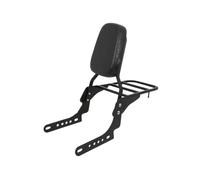 Soporte de Cola para Harley para Davidson para Respaldo De Asiento De Moto Nightster 975 Barra Sissy Portaequipajes Lumbares Soporte para La Cintura(Negro)