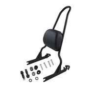 Soporte de Cola para Harley para Softail Cross Bones FLSTSB CVO Convertible FLSTSE Custom FXSTC FXST Respaldo Alto para Pasajero De Motocicleta(Negro)