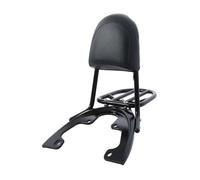 Soporte de Cola para Harley para VRSCAW V-Rod VRSCDX 2007 2008 2009 2010 2011 Soporte De Equipaje para Moto Sissy Bar(Negro)