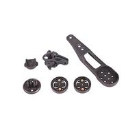 Soporte de computadora de aleación de aluminio FACULX para manillar integrado de bicicleta de carretera, compatible con Garmin/Bryton/Cateye