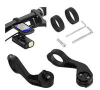 Soporte de computadora para bicicleta compatible con Garmin Edge, soporte de extensión de faro para accesorios de bicicleta de carretera