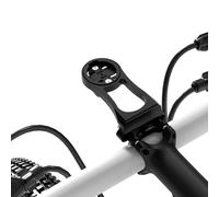 Soporte de computadora para bicicleta Garmin Edge Explore, de aleación de aluminio ligero, montaje frontal GPS, linterna y cámara de acción, compatible con Bryton, Wahoo y CATEYE negro