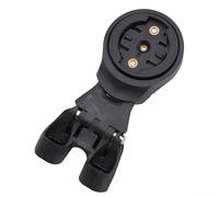 Soporte de computadora para bicicleta Garmin para Bryton para Wahoo para Cateye, soporte de manillar de fibra de carbono de nailon con luz/extensión de cámara, negro