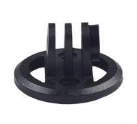 Soporte de computadora para bicicleta GPS compatible con Garmin Edge para Bryton para Wahoo - Extensión de manillar de ciclismo para luz y cámara - Base negra de 34 mm (soporte de cámara)