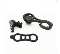 Soporte de computadora para bicicleta para manillar de 22 y 2 mm, compatible con Garmin para Wahoo para Bryton, aleación de aluminio ligero con abrazadera ligera y banda de goma, ajuste seguro (A)