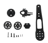 Soporte de computadora para manillar de bicicleta de carretera compatible con Canyon-H31 CP10 CP20, para Garmin, para Bryton, soporte de ciclismo negro de nailon con bases, soporte de luz y banda de