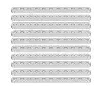 Soporte de Conector de Placa de Reparación de Abrazadera Recta de Acero Inoxidable Alta Resistencia A Prueba de Herrumbre Fácil Instalación para Muebles de Madera Accesorios de (3102-0011-0088)