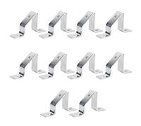 Soporte de Conector en Forma de U, Soporte en U de Montaje en Riel 10PCS Deflector Estándar de Acero Inoxidable para Protector contra Fugas (Agujero M5)